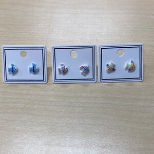 BUNDLE OF 3- Colorful Fish Earrings